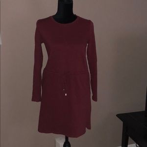 Merona XS red/burgundy dress